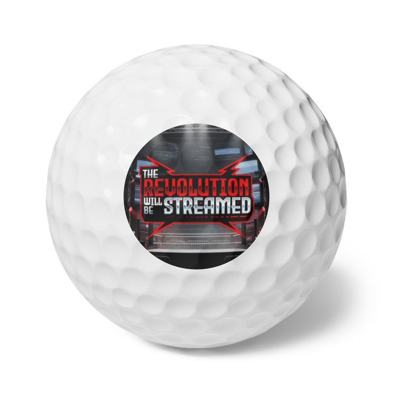 The Revolution Will Be Streamed™ Golf Balls, 6pcs