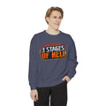 Three Stages of Hell™ Unisex Garment-Dyed Sweatshirt (Denim)