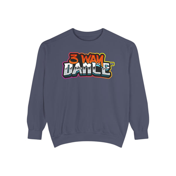 3 Way Dance™ Unisex Garment-Dyed Sweatshirt (Denim)