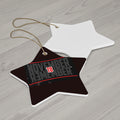 November to Remember™ Ceramic Ornament