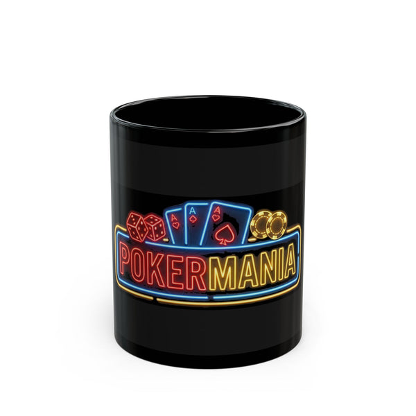 PokerMania™ Black Mug