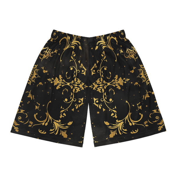 The Iron Chic™ Basketball Shorts (AOP)