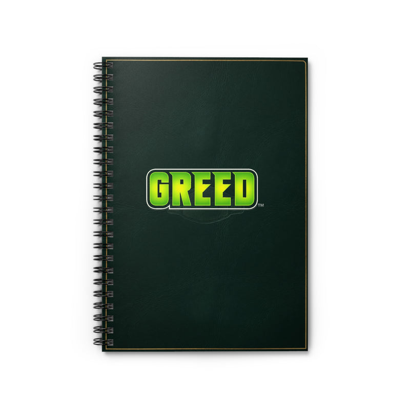 Greed™ Spiral Notebook