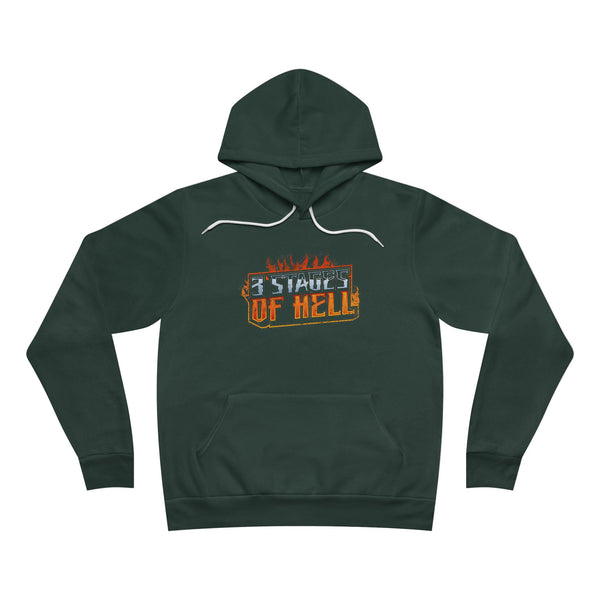 Three Stages of Hell™ Unisex Sponge Fleece Pullover Hoodie (Forest)