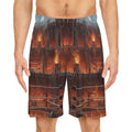 Three Stages of Hell™ Basketball Shorts (AOP)