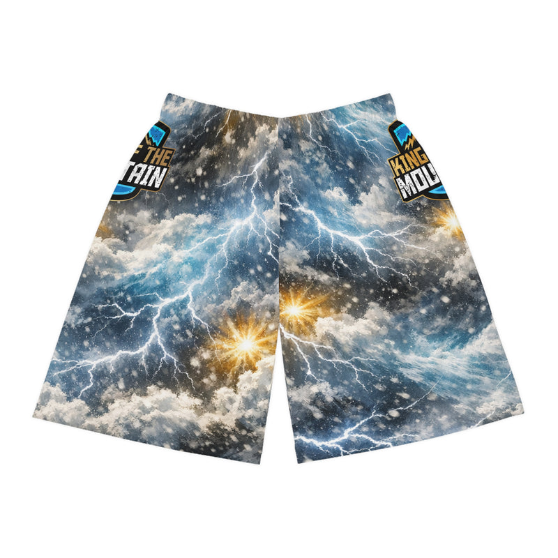 King of the Mountain™ Basketball Shorts (AOP)