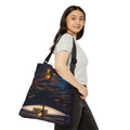 Shotgun Saturday Night™ Adjustable Tote Bag (AOP)