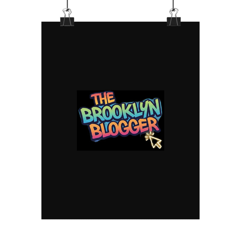 The Brooklyn Blogger™ Matte Poster