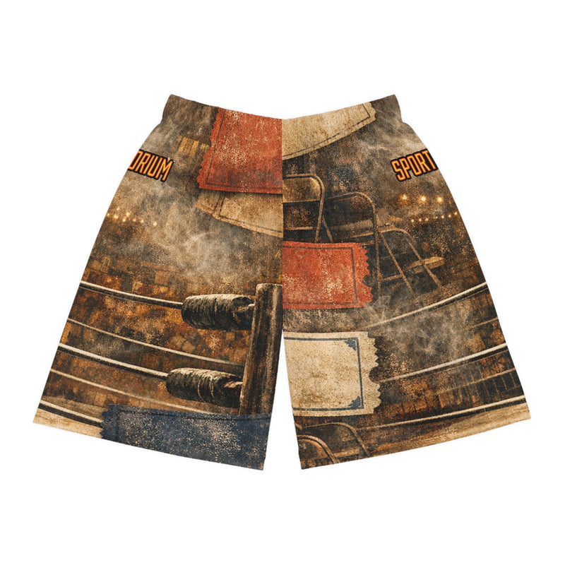 Sportatorium™ Basketball Shorts (AOP)