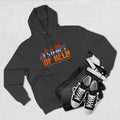 Three Stages of Hell™ Three-Panel Fleece Hoodie (Charcoal Heather)