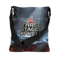 Three Stages of Hell™ Adjustable Tote Bag (AOP)