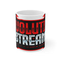 The Revolution Will Be Streamed™ Black Mug