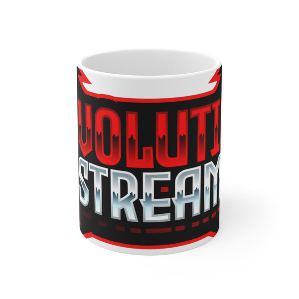 The Revolution Will Be Streamed™ Black Mug