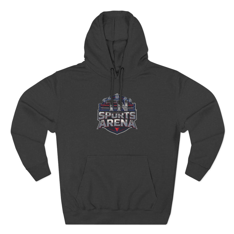 TN Sports Arena™ Three-Panel Fleece Hoodie (Charcoal Heather)