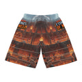 Three Stages of Hell™ Basketball Shorts (AOP)