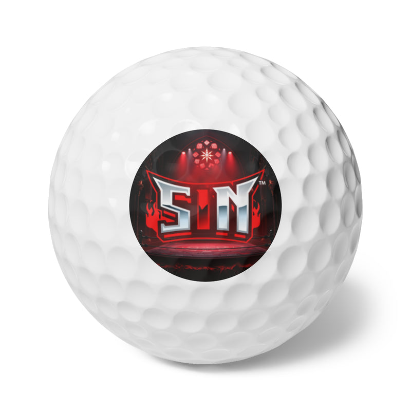 Sin™ Golf Balls, 6pcs