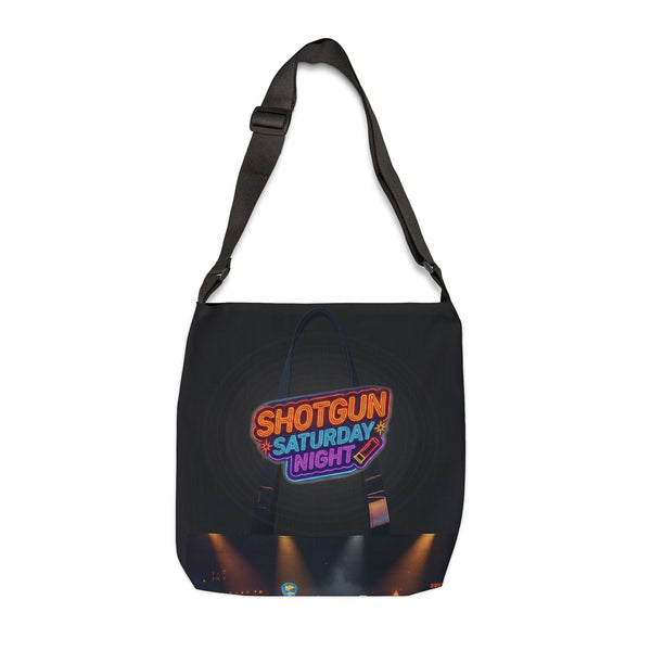 Shotgun Saturday Night™ Adjustable Tote Bag (AOP)