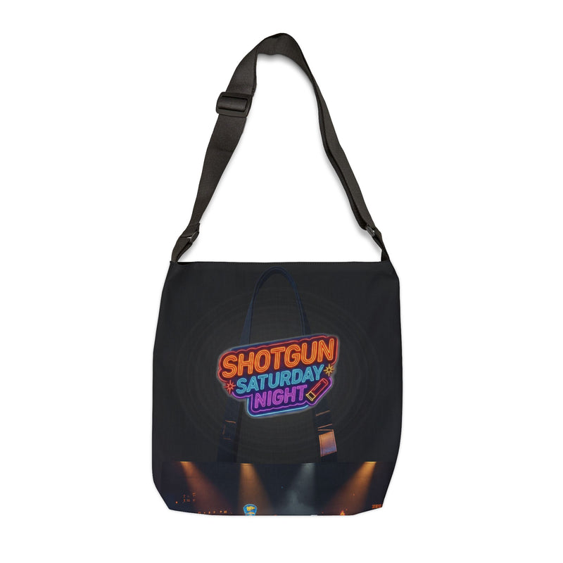 Shotgun Saturday Night™ Adjustable Tote Bag (AOP)