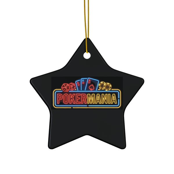 PokerMania™ Ceramic Ornament