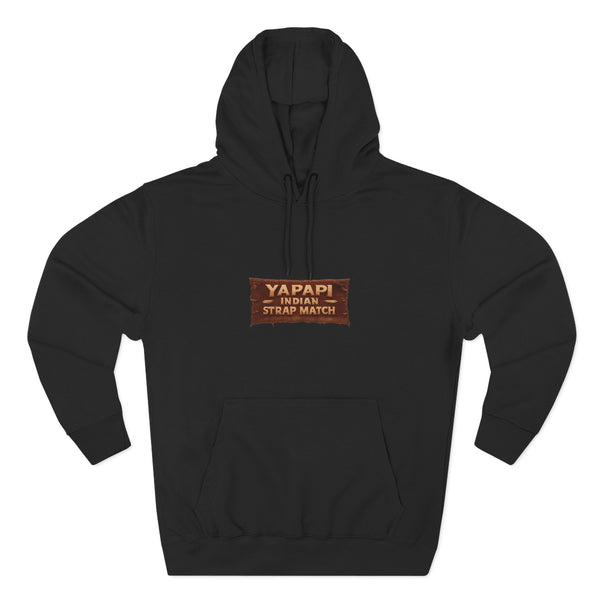 Yapapi Indian Strap Match™ Three-Panel Fleece Hoodie