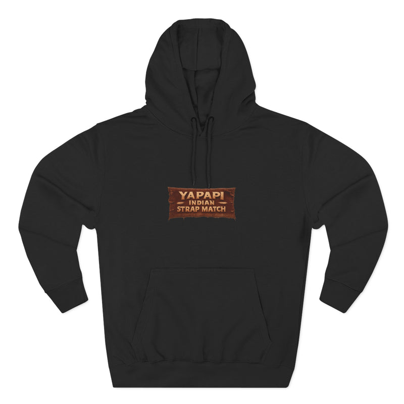 Yapapi Indian Strap Match™ Three-Panel Fleece Hoodie