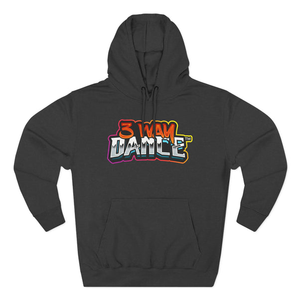 3 Way Dance™ Three-Panel Fleece Hoodie (Charcoal Heather)