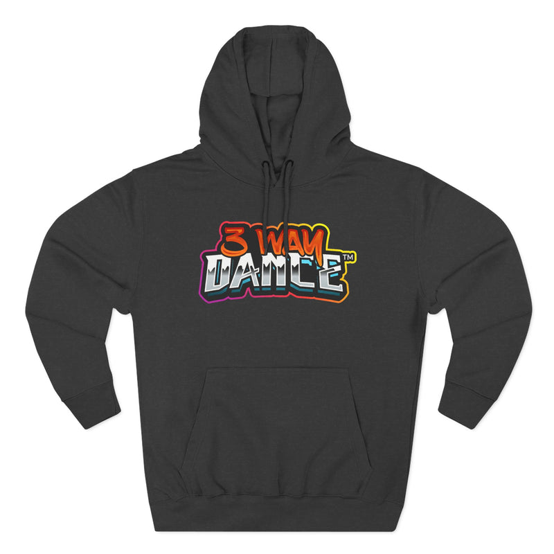 3 Way Dance™ Three-Panel Fleece Hoodie (Charcoal Heather)