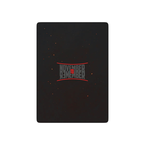 November to Remember™ Poker Cards