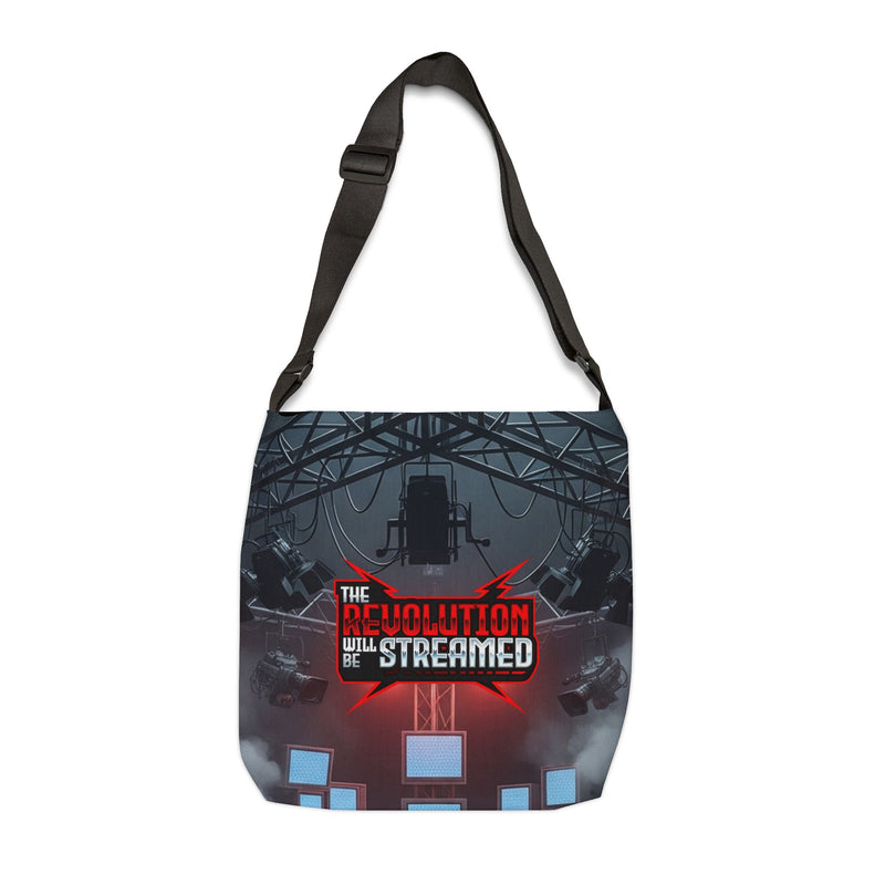 The Revolution Will Be Streamed™ Adjustable Tote Bag (AOP)