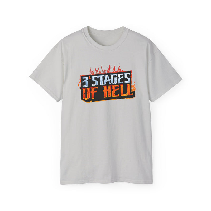 Three Stages of Hell™ Unisex Ultra Cotton Tee (Ice Grey)